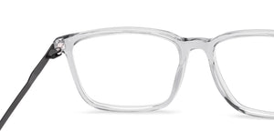 Light Grey Square Full Rim Unisex Eyeglasses by Vincent Chase-228246