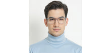 Load image into Gallery viewer, Transparent Rectangle Full Rim Unisex Eyeglasses by John Jacobs-215561