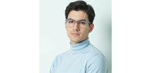 Load image into Gallery viewer, Transparent Rectangle Full Rim Unisex Eyeglasses by John Jacobs-215561