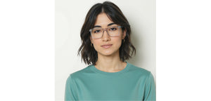 Transparent Rectangle Full Rim Unisex Eyeglasses by John Jacobs-215561