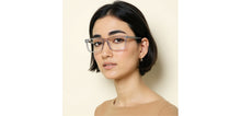 Load image into Gallery viewer, Transparent Rectangle Full Rim Unisex Eyeglasses by John Jacobs-215561