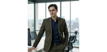 Load image into Gallery viewer, Transparent Rectangle Full Rim Unisex Eyeglasses by John Jacobs-215561