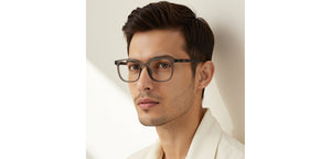 Grey Square Full Rim Unisex Eyeglasses by Lenskart Air-226518