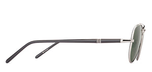 Silver Aviator Full Rim Unisex Sunglasses by John Jacobs-228609