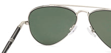 Load image into Gallery viewer, Silver Aviator Full Rim Unisex Sunglasses by John Jacobs-228609