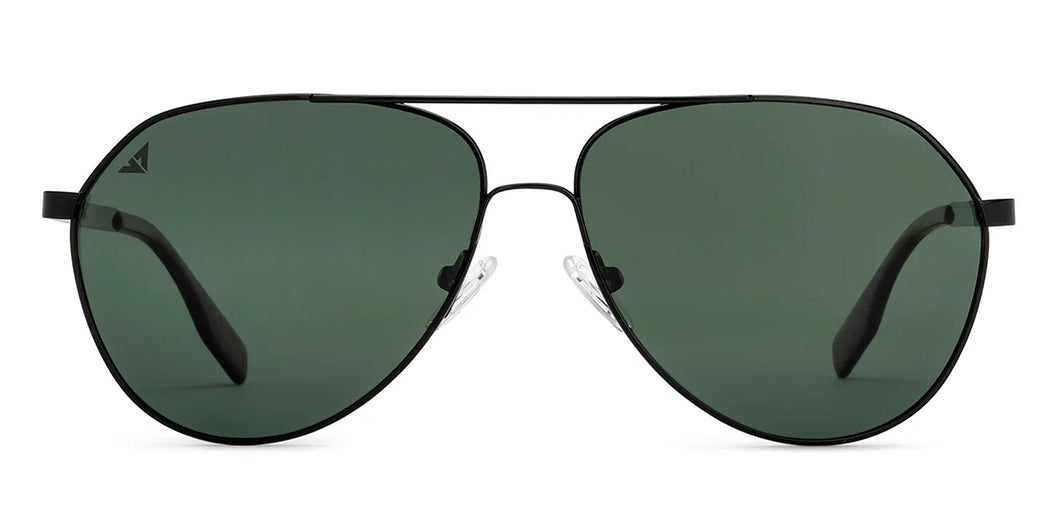 Black Aviator Full Rim Unisex Sunglasses by Vincent Chase Polarized-216028