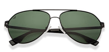Load image into Gallery viewer, Black Aviator Full Rim Unisex Sunglasses by Vincent Chase Polarized-216028