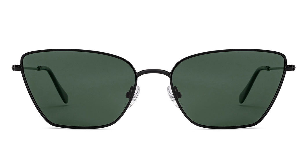 Black Cat Eye Full Rim Unisex Sunglasses by Lenskart-232011