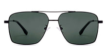 Load image into Gallery viewer, Black Rectangle Full Rim Unisex Sunglasses by Vincent Chase Polarized-221006