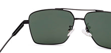 Load image into Gallery viewer, Black Rectangle Full Rim Unisex Sunglasses by Vincent Chase Polarized-221006