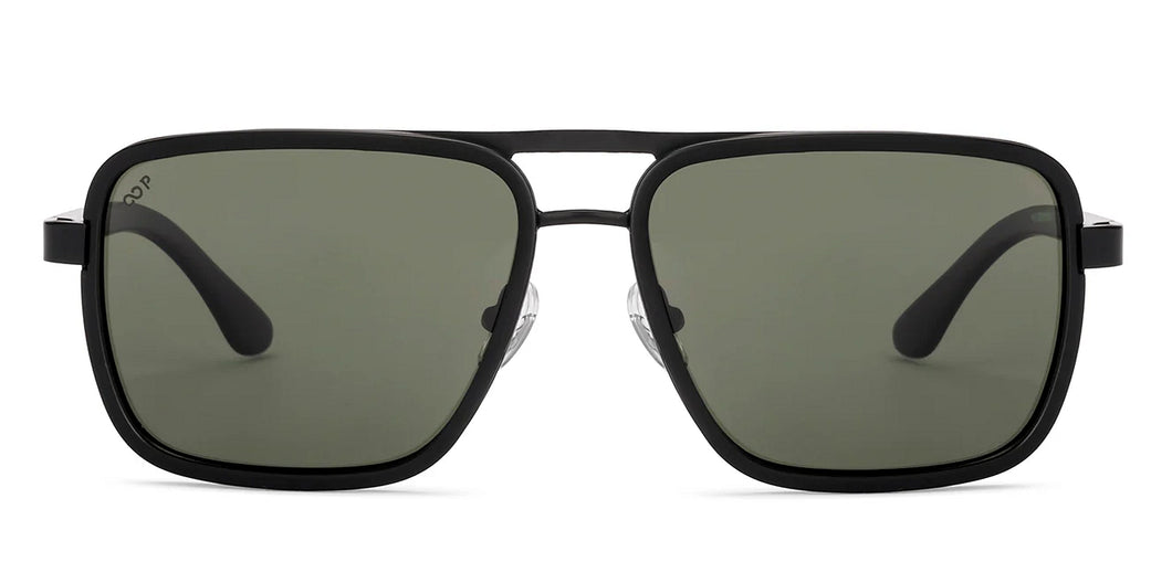 Black Square Full Rim Unisex Sunglasses by Vincent Chase Polarized-229115