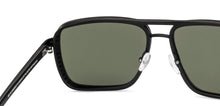 Load image into Gallery viewer, Black Square Full Rim Unisex Sunglasses by Vincent Chase Polarized-229115