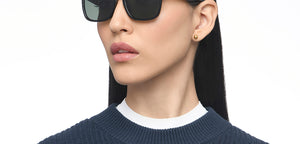 Black Wayfarer Full Rim Unisex Sunglasses by Vincent Chase Polarized-215979