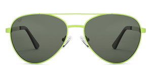 Green Aviator Full Rim Unisex Sunglasses by Vincent Chase Online-206467