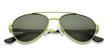Load image into Gallery viewer, Green Aviator Full Rim Unisex Sunglasses by Vincent Chase Online-206467