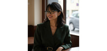 Load image into Gallery viewer, Green Rectangle Full Rim Unisex Eyeglasses by John Jacobs-216742