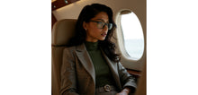 Load image into Gallery viewer, Green Rectangle Full Rim Unisex Eyeglasses by John Jacobs-216742