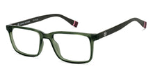 Load image into Gallery viewer, Green Rectangle Full Rim Unisex Eyeglasses by John Jacobs-216742
