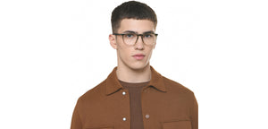 Green Wayfarer Full Rim Unisex Eyeglasses by John Jacobs-215553