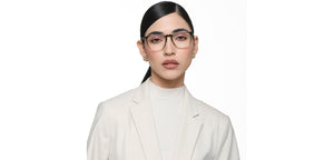 Green Wayfarer Full Rim Unisex Eyeglasses by John Jacobs-215553