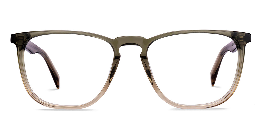 Green Wayfarer Full Rim Unisex Eyeglasses by John Jacobs-215553