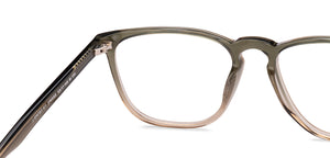 Green Wayfarer Full Rim Unisex Eyeglasses by John Jacobs-215553