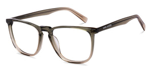 Green Wayfarer Full Rim Unisex Eyeglasses by John Jacobs-215553