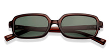 Load image into Gallery viewer, Brown Rectangle Full Rim Unisex Sunglasses by Lenskart-232010