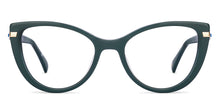 Load image into Gallery viewer, Green Cat Eye Full Rim Women Eyeglasses by John Jacobs-225392