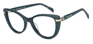 Green Cat Eye Full Rim Women Eyeglasses by John Jacobs-225392