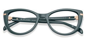 Green Cat Eye Full Rim Women Eyeglasses by John Jacobs-225392