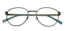 Load image into Gallery viewer, Green Round Full Rim Unisex Eyeglasses by John Jacobs-205308