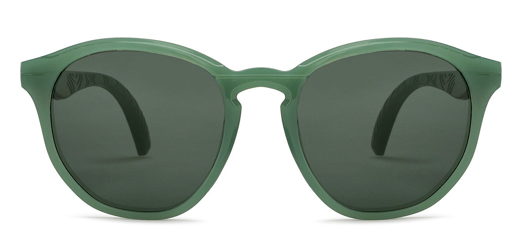 Green Round Full Rim Unisex Sunglasses by Vincent Chase Online-207922