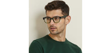 Load image into Gallery viewer, Green Rectangle Full Rim Unisex Eyeglasses by John Jacobs-236867