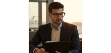 Load image into Gallery viewer, Green Rectangle Full Rim Unisex Eyeglasses by John Jacobs-236867