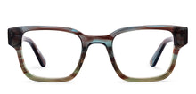 Load image into Gallery viewer, Green Rectangle Full Rim Unisex Eyeglasses by John Jacobs-236867
