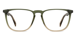 Green Wayfarer Full Rim Unisex Eyeglasses by John Jacobs-213686