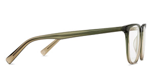Green Wayfarer Full Rim Unisex Eyeglasses by John Jacobs-213686