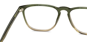 Green Wayfarer Full Rim Unisex Eyeglasses by John Jacobs-213686