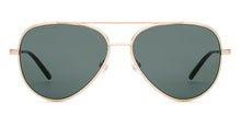 Load image into Gallery viewer, Gold Aviator Full Rim Unisex Sunglasses by John Jacobs-222777