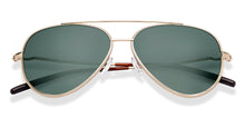 Load image into Gallery viewer, Gold Aviator Full Rim Unisex Sunglasses by John Jacobs-222777