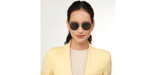 Load image into Gallery viewer, Gold Round Full Rim Unisex Sunglasses by Vincent Chase Online-206764