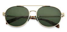 Load image into Gallery viewer, Gold Round Full Rim Unisex Sunglasses by Vincent Chase Online-206764