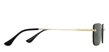 Load image into Gallery viewer, Gold Rectangle/ Square Rimless Unisex Sunglasses by Vincent Chase-213232