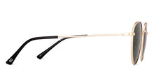 Load image into Gallery viewer, Gold Round Full Rim Unisex Sunglasses by Vincent Chase Polarized-235191