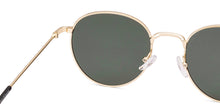Load image into Gallery viewer, Gold Round Full Rim Unisex Sunglasses by Vincent Chase Polarized-235191