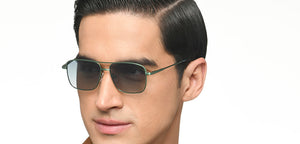 Green Rectangle/ Square Full Rim Unisex Sunglasses by Vincent Chase Polarized-212592
