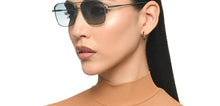 Load image into Gallery viewer, Green Rectangle/ Square Full Rim Unisex Sunglasses by Vincent Chase Polarized-212592