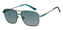 Load image into Gallery viewer, Green Rectangle/ Square Full Rim Unisex Sunglasses by Vincent Chase Polarized-212592