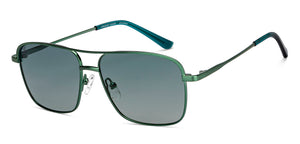 Green Rectangle/ Square Full Rim Unisex Sunglasses by Vincent Chase Polarized-212592